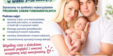 ZAPISY 💚 O maluszku z maluszkiem – bezpłatne zajęcia dla rodziców i dzieci! 💚